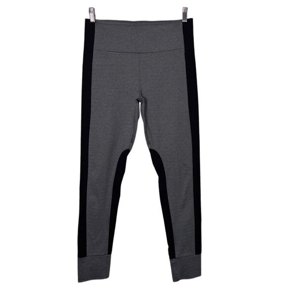 Athleta Essex Hybrid Tight Heather Women's Size Medium Gray and Black Leggings - Picture 3 of 16